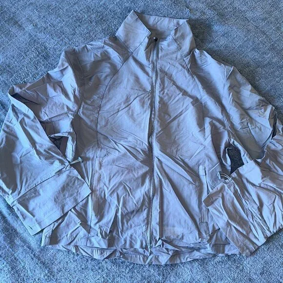 Zyia Active Blue Windbreaker Cropped Women Large - Picture 2 of 9